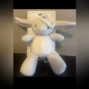 Kelly Baby Plush Rattle Rabbit NWT